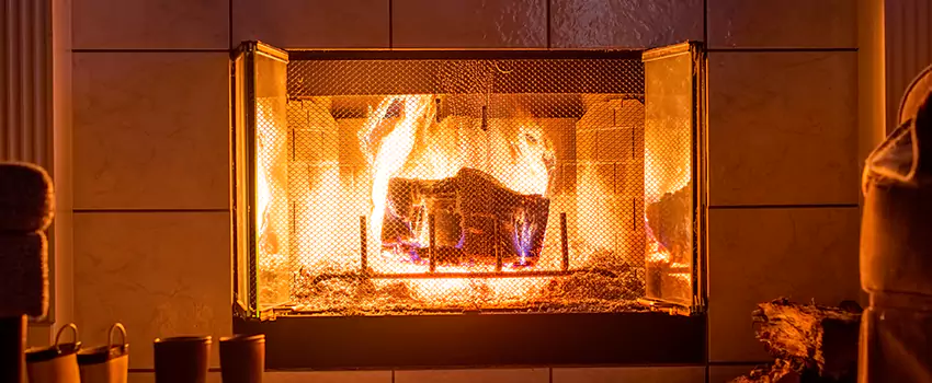 Mendota Hearth Landscape Fireplace Installation in Poplar Bluff, Missouri