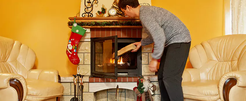 Rusted Metal Fireplace Restoration in Poplar Bluff, Missouri